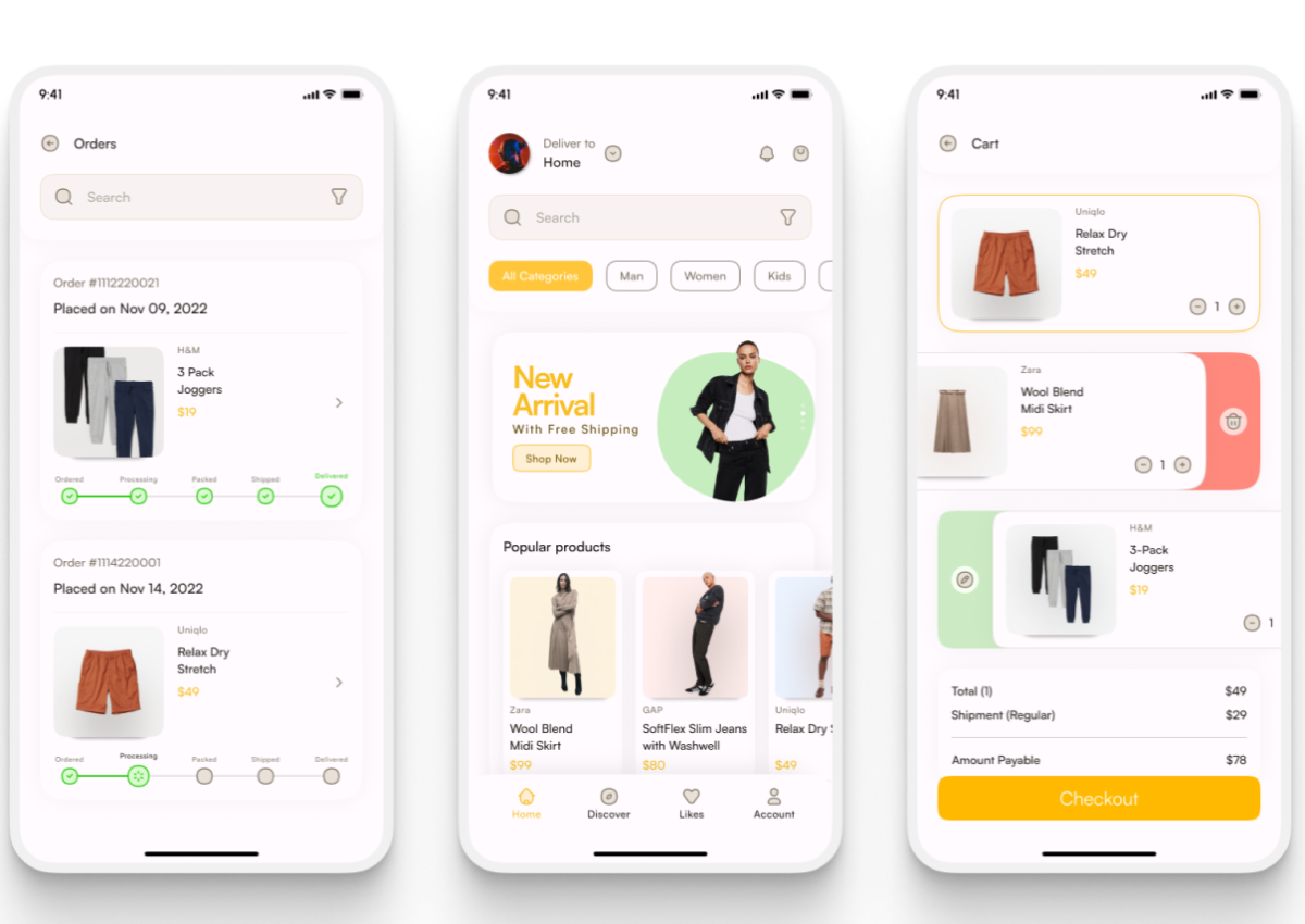 Cross-Platform E-Commerce App